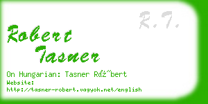 robert tasner business card